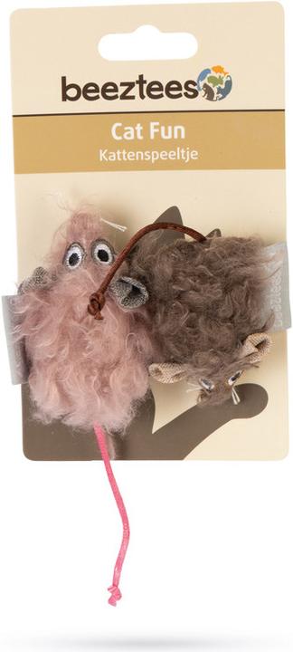 Actual product image Beeztees Cat toy mouse Boyo (Plush toy cat)