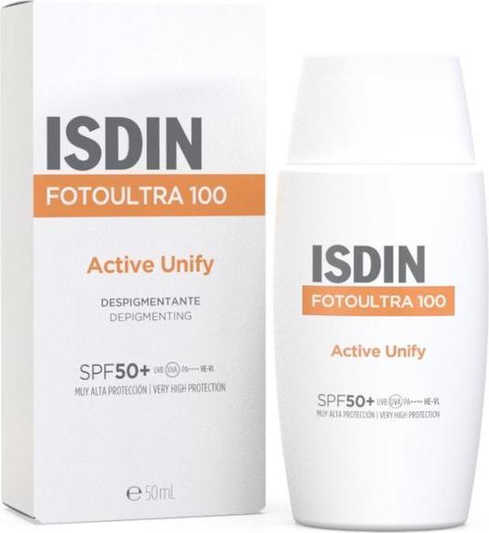 Produktbild Isdin Active Unify Fusion Fluid (Sonnencreme Gesicht, SPF 50+, 50 ml)
