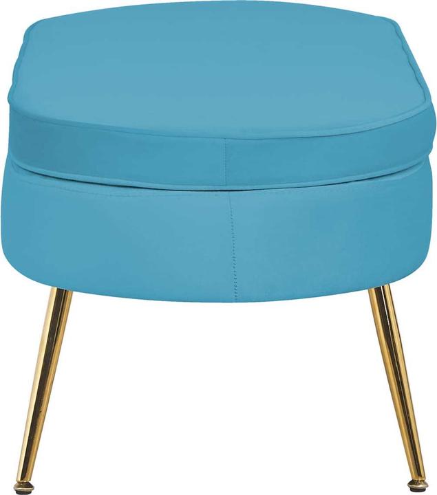 Actual product image SalesFever Seat pouf oval light blue