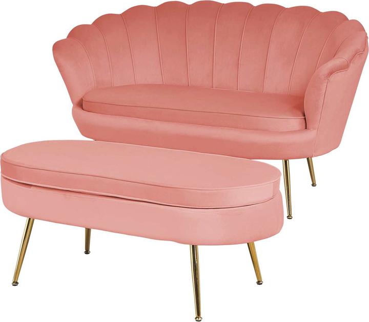 Actual product image SalesFever Seat pouf oval rose