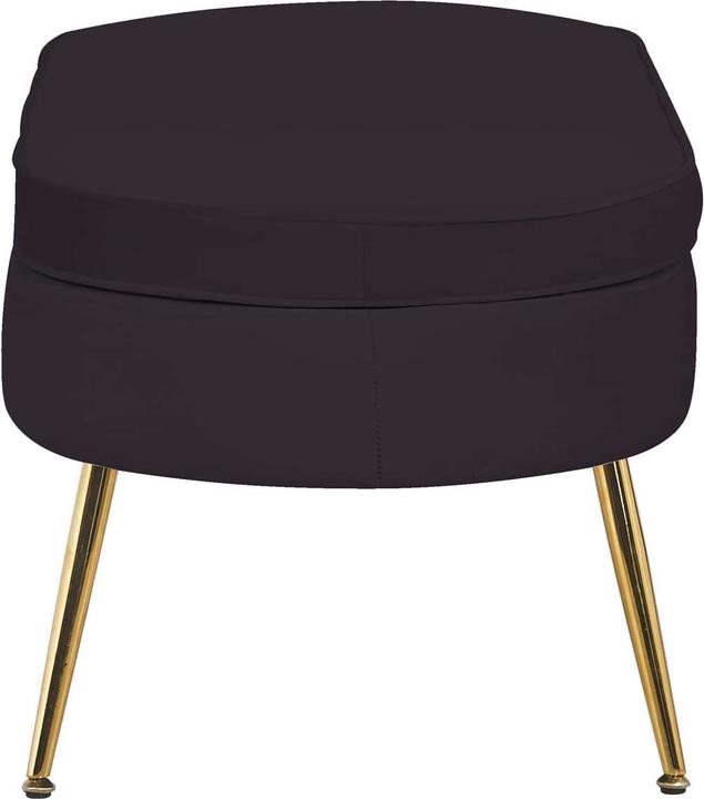 Produktbild SalesFever Sitzpouf oval schwarz