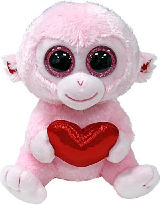 Immagine prodotto Ty La scimmia Gigi Valentine di Beanie Boo 15 cm (15 cm)