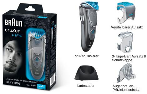 Actual product image Braun cruZer Z6 face