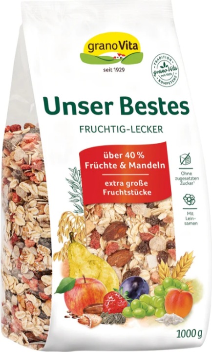 Actual product image Granovita Crunchy muesli (1000 g)