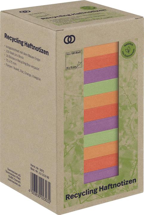 Produktbild Soennecken oeco Recycling (75 x 75 mm)