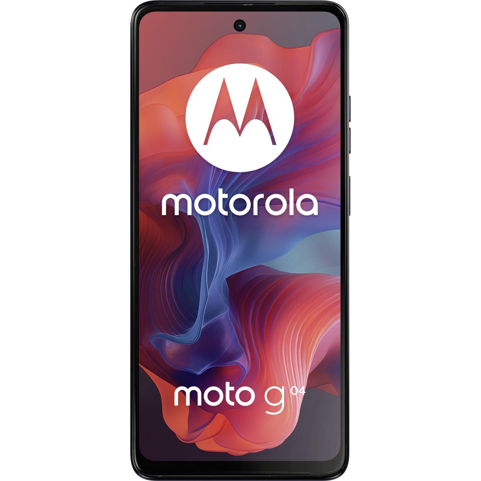 Thumbnail - Motorola Moto G04 (64 GB, Concord Black, 6.56", Dual SIM, 16 Mpx, 4G), Smartphone, Schwarz