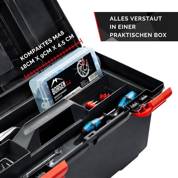 Actual product image Borgen Bleeding kit for Magura brakes