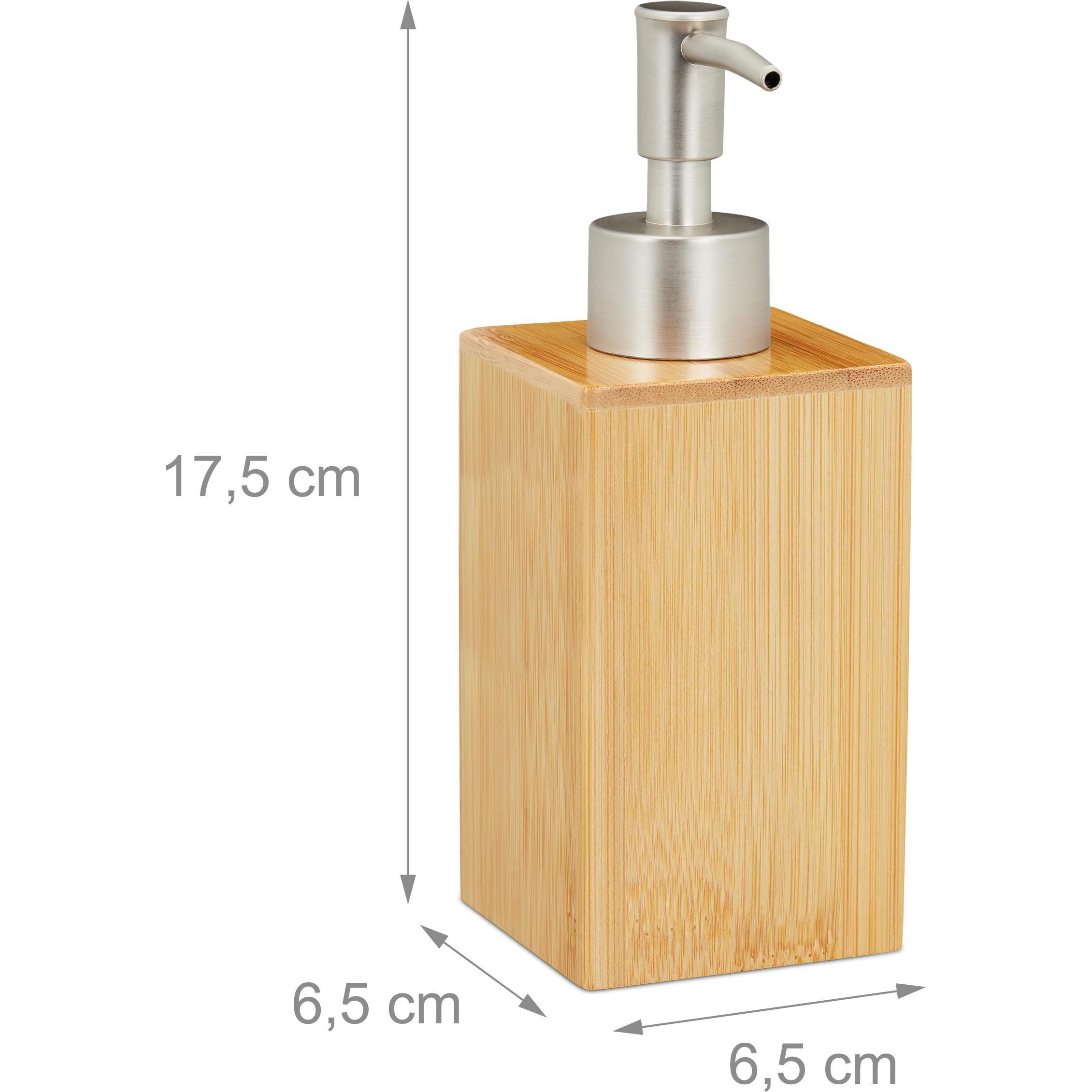 Thumbnail - Relaxdays, Seifenspender + Seifenschale, Seifenspender