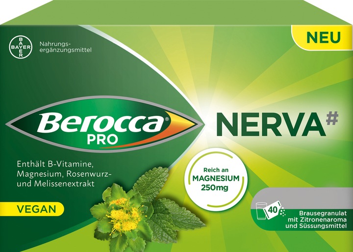 Immagine prodotto Berocca PRO Pro Nerva Brausegran (1 Pezzo/i, Granuli, 248 g)