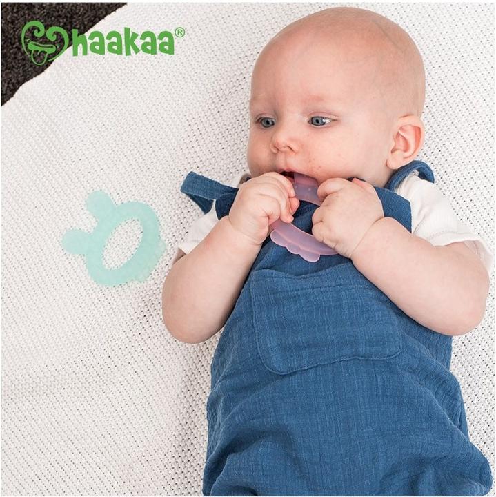 Produktbild Haakaa Beissring Hasenohr - Blau