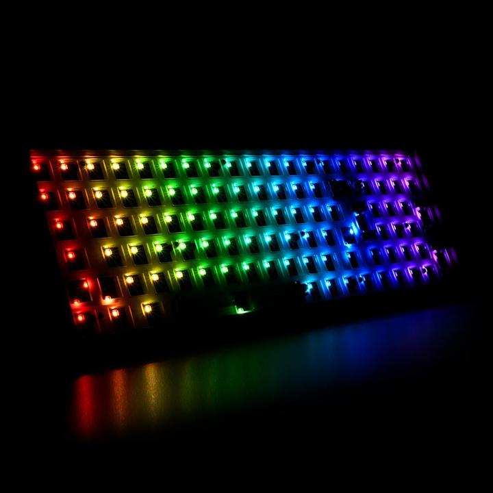 Actual product image Sharkoon SKILLER SGK50 S2 Wood Barebone (holz) (Barebone, Cable)