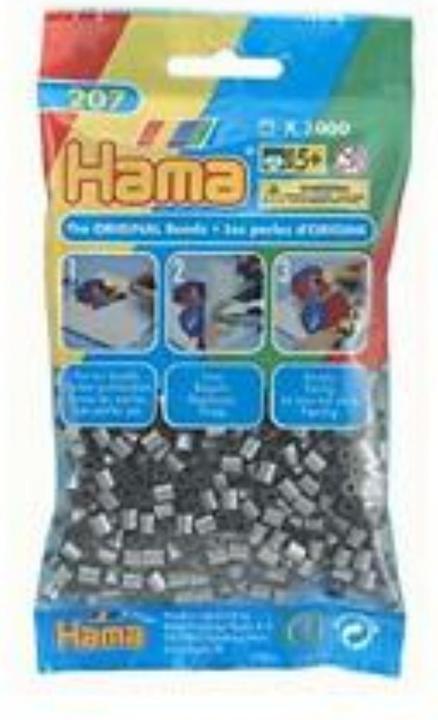 Actual product image Hama Perlen Ironing service Hama pearl silver (062)