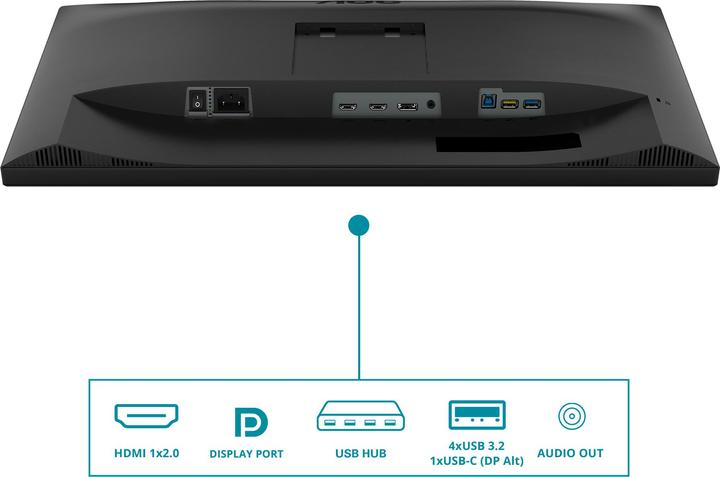 Actual product image AOC CU34V5C/BK (3440 x 1440 pixels, 34")