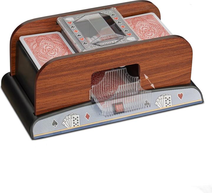 Actual product image Relaxdays Card Shuffler 2 Decks