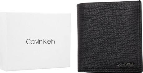 Actual product image Calvin Klein Sichere Herren Geldbörse Minimalism Trifold Schwarz