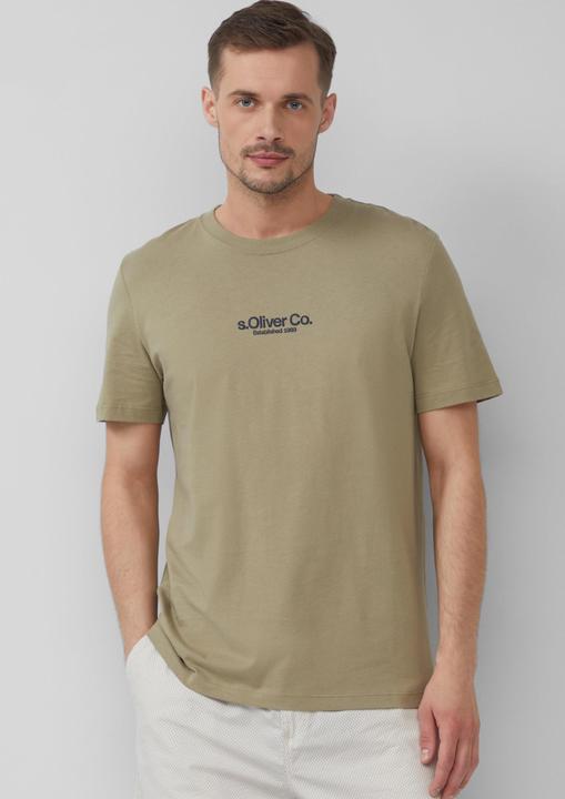 Produktbild S.Oliver T-Shirt T-Shirt aus Baumwolle mit Logo-Print (M)