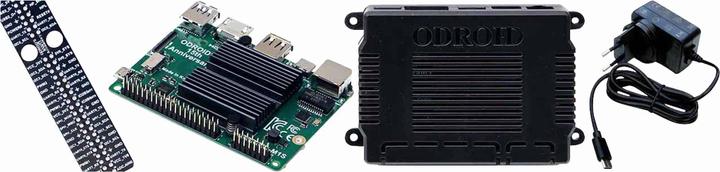 Actual product image Odroid M1S single-board computer with IO header, 4 GB RAM