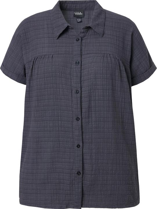 Actual product image Ulla Popken Textured Short Sleeve Shirt Blouse (46, 48)