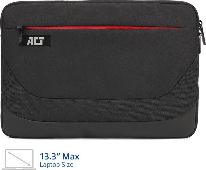 Produktbild ACT Suburb Laptop Sleeve 13.3", made from recycled plastic bottles (13.30", Universal)