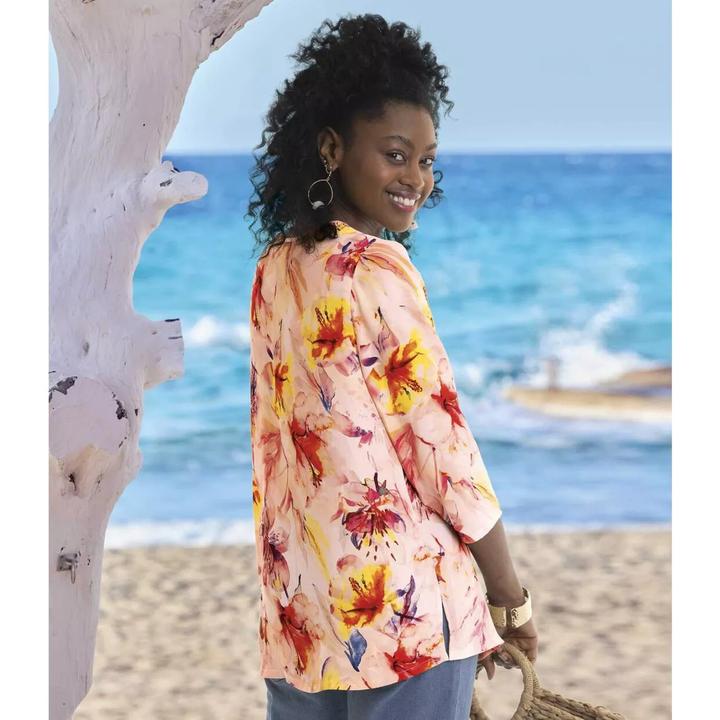 Immagine prodotto Atlas For Women Camicetta donna/donna in crepe floreale (38, 40)