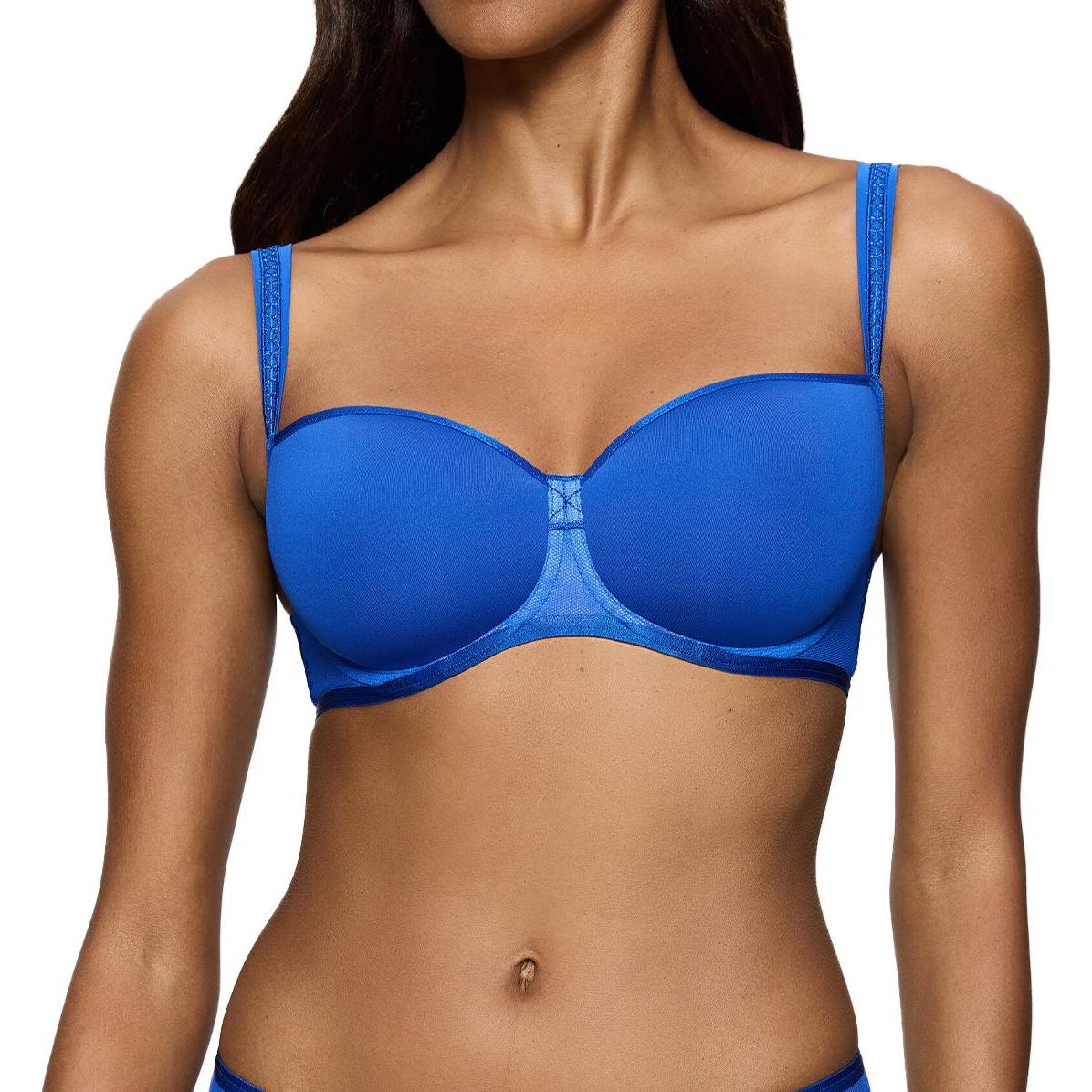 Triumph, BH, Palina Cosmic Heartbeat WHP Balconette Schalen-BH, Blau, (75 F, Einzelpack)