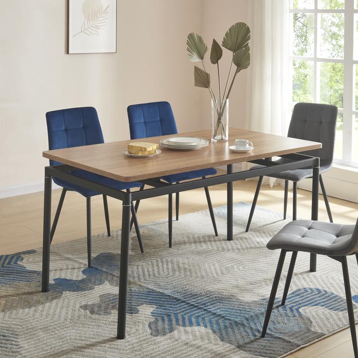 Immagine prodotto En.Casa Tavolo da pranzo Hemnes per 6 persone 140x80 cm effetto rovere (140 x 80 x 75 cm)