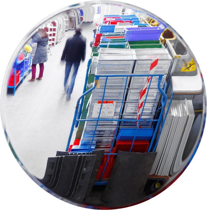 Immagine prodotto SPL Specchio di controllo/sicurezza D.400mm backw.blackm.bracket 4m (Ø 40 cm)