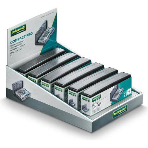 Thumbnail - technocraft, Steckschlüssel + Stecknuss, Steckschlüssel-Satz 1/4", 47-tlg