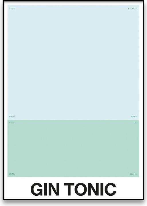 Immagine prodotto Plakativ GIN TONIC Poster A2