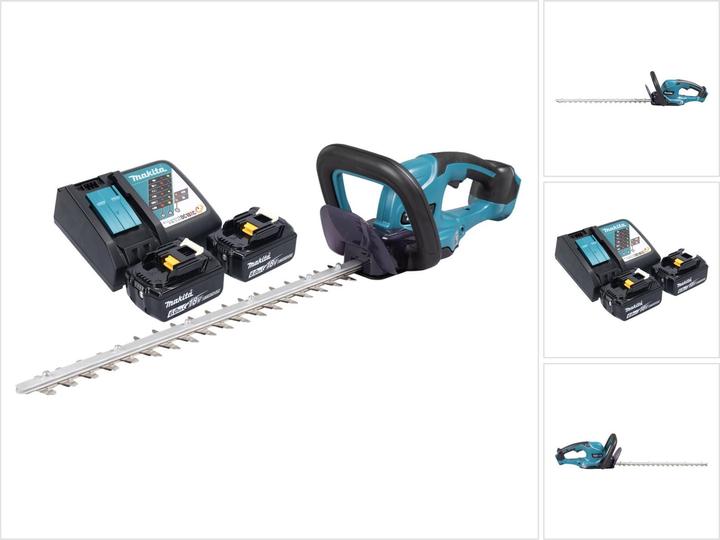Produktbild Makita DUH 507 RG2 Akku Heckenschere 18 V 50 cm + 2x Akku 6,0 Ah + Ladegerät (Akkubetrieb)