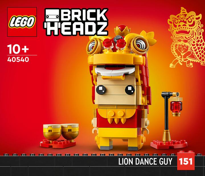 Image du produit LEGO Brickheadz Löwentänzer (40540, LEGO Brickheadz, LEGO difficiles à trouver)