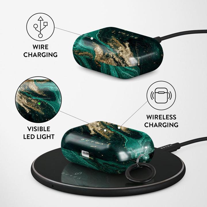 Produktbild Burga Apple Airpods Pro Case - Emerald Pool (Kopfhörer Tasche)