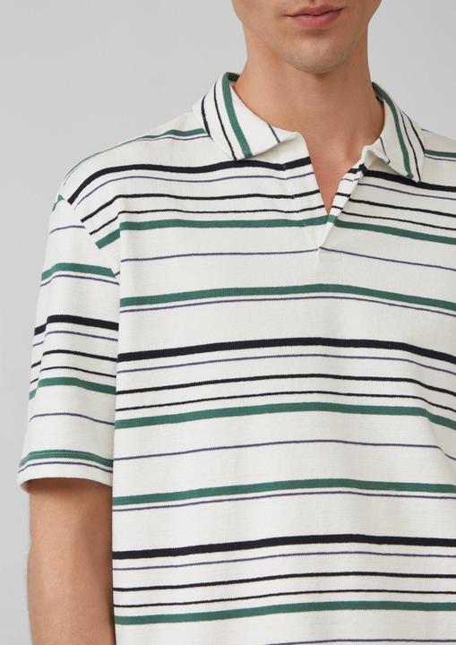 Produktbild S.Oliver Polo-Shirt Gestreiftes Polo-T-Shirt aus schwerem Jersey (M)