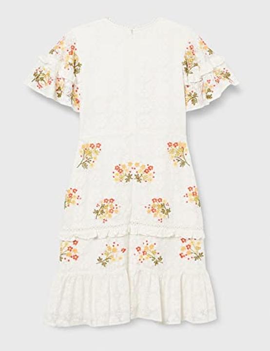 Actual product image Frock and Frill Inka Embroidered Skater Dress (34)