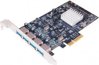 Immagine prodotto Exsys Scheda USB 3.1 Gen2 PCIe (x4) con 4 porte A (Asmedia)