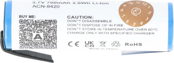 Produktbild Philips Akku für Rasierer Akku HS8020, HS8040, HS8060, HS8070, HS8420, HS8420/23, HS8440, HS8460 (650 mAh)