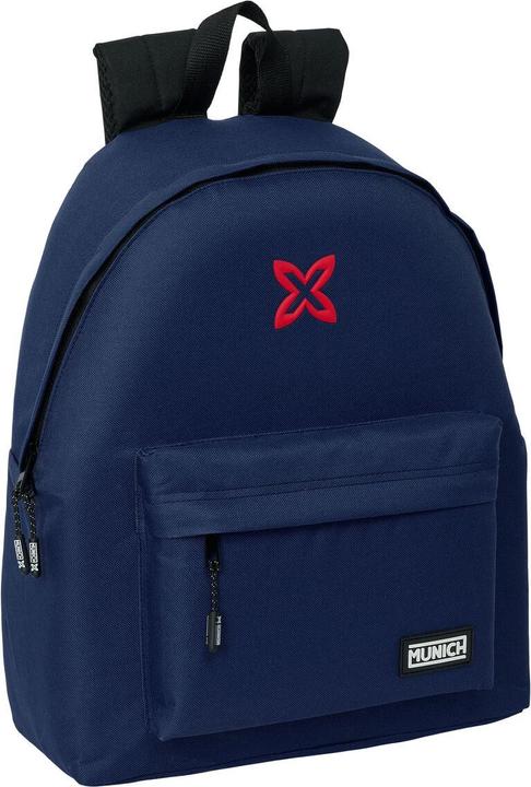 MunichSport Schulrucksack Munich Basics Marineblau 33 x 42 x 15 cm