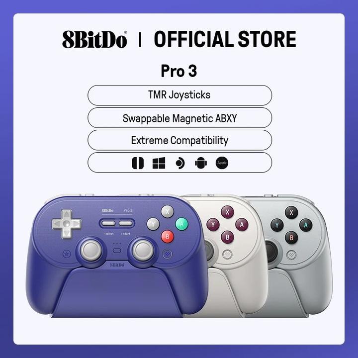 Image du produit 8bitdo Pro 3 Bluetooth Gamepad PURPLE (PC, Android, Switch)