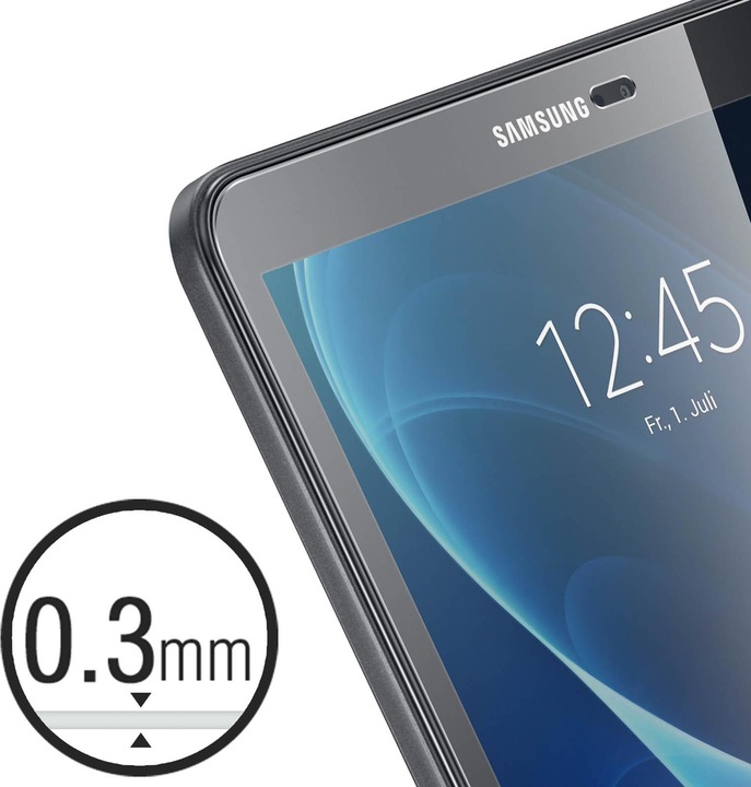 Produktbild Avizar Kristallklare Folie, Glas-Displayschutz (1 Stück, Galaxy Tab A6 10.1")