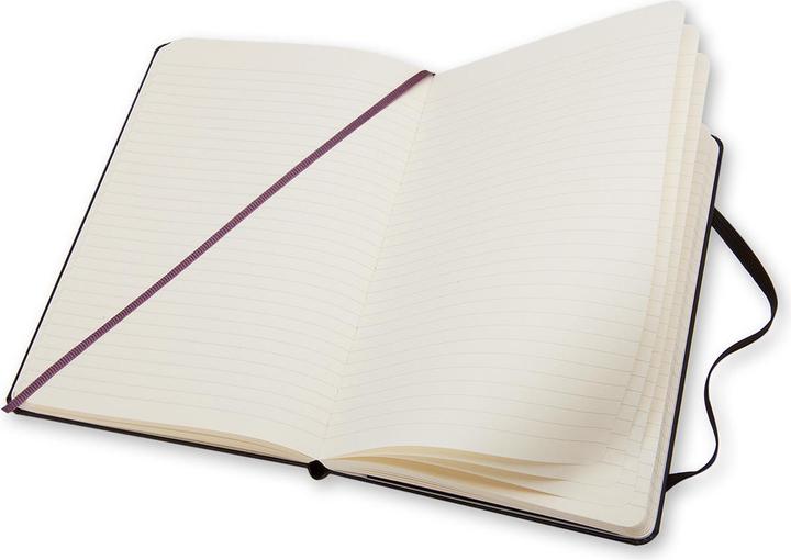 Image du produit Moleskine Carnet classique de poche (A6, À rayures, Couverture rigide)