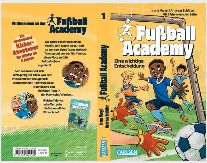 Immagine prodotto Football Academy 1: una decisione importante (Tedesco, Andreas Schlüter, Irene Margil, Jan Sasse, 2025)
