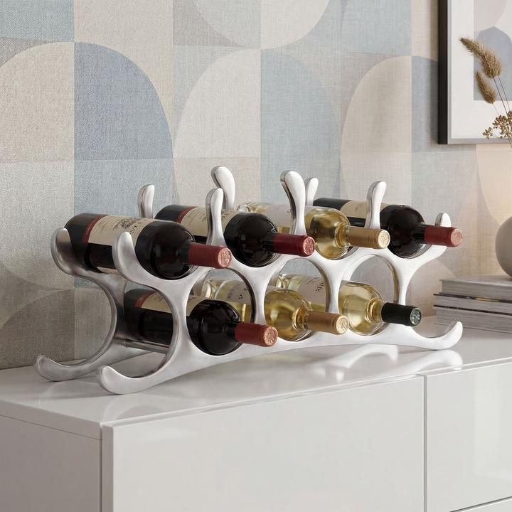 Actual product image Wohnling wine rack (9 bottles, 55 x 12 x 25 cm)
