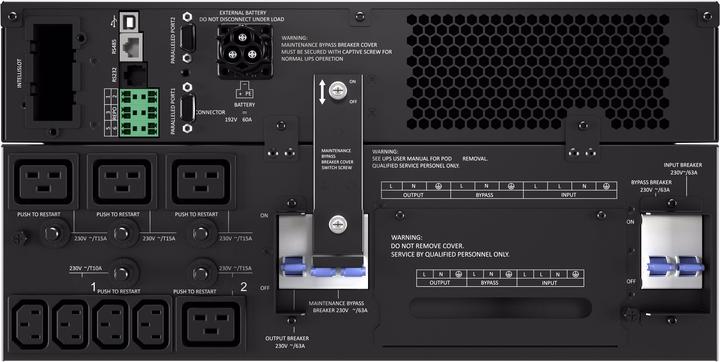 Produktbild Vertiv Liebert GXT5 1ph UPS 8kVA input plug - hardwired 5U output – hardwired output socket gro (8000 VA, 8000 W, Online-Doppelwandler USV)
