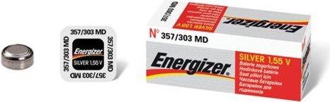 Actual product image Energizer 357/303 - Battery - Silver oxide (1 pcs., 28L, 138 mAh)
