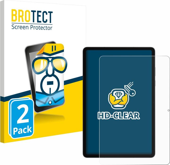 BROTECT Schutzfolie für Samsung Galaxy Tab S11 (Hochformat) Displayschutz Displayschutzfolie Folie Klar (2 Stück, Galaxy Tab S11)
