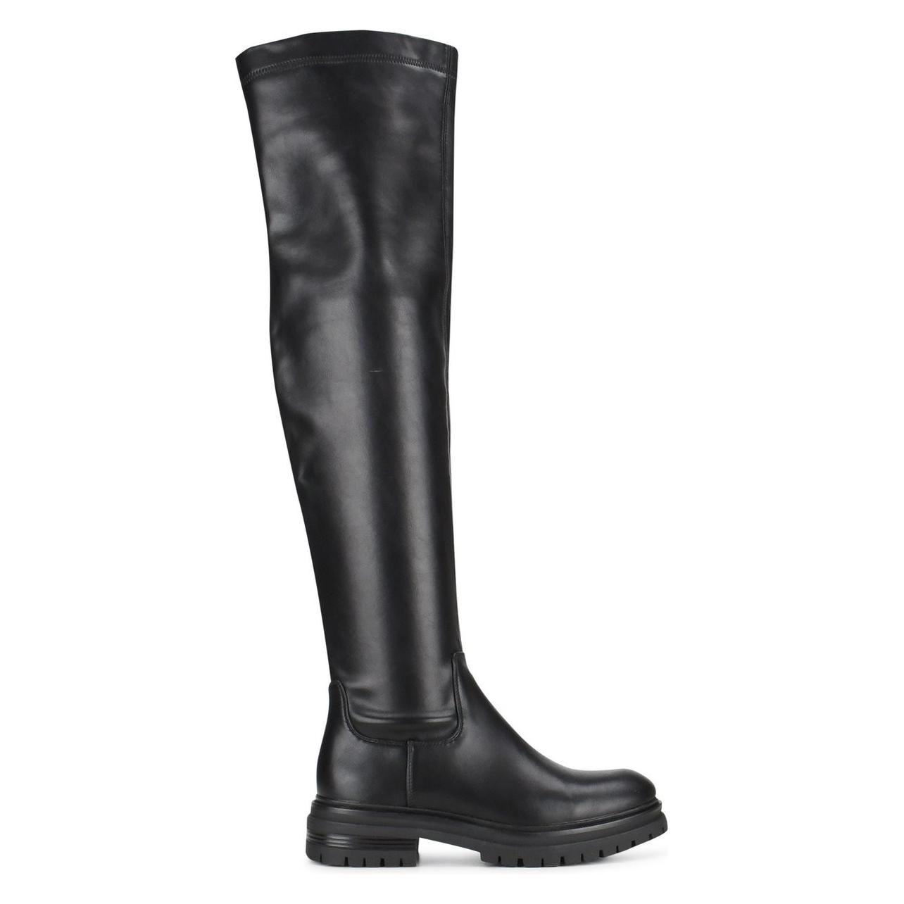 Poelman, Vrouwen, Laarzen, Posh By Iza Dames Overknee Laarzen - Zwart - Maat 36, Zwart, (36)