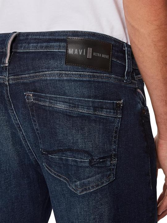Actual product image Mavi Marcus Jeans Slim Straight Fit dark brushed ultra move (W28/L32)