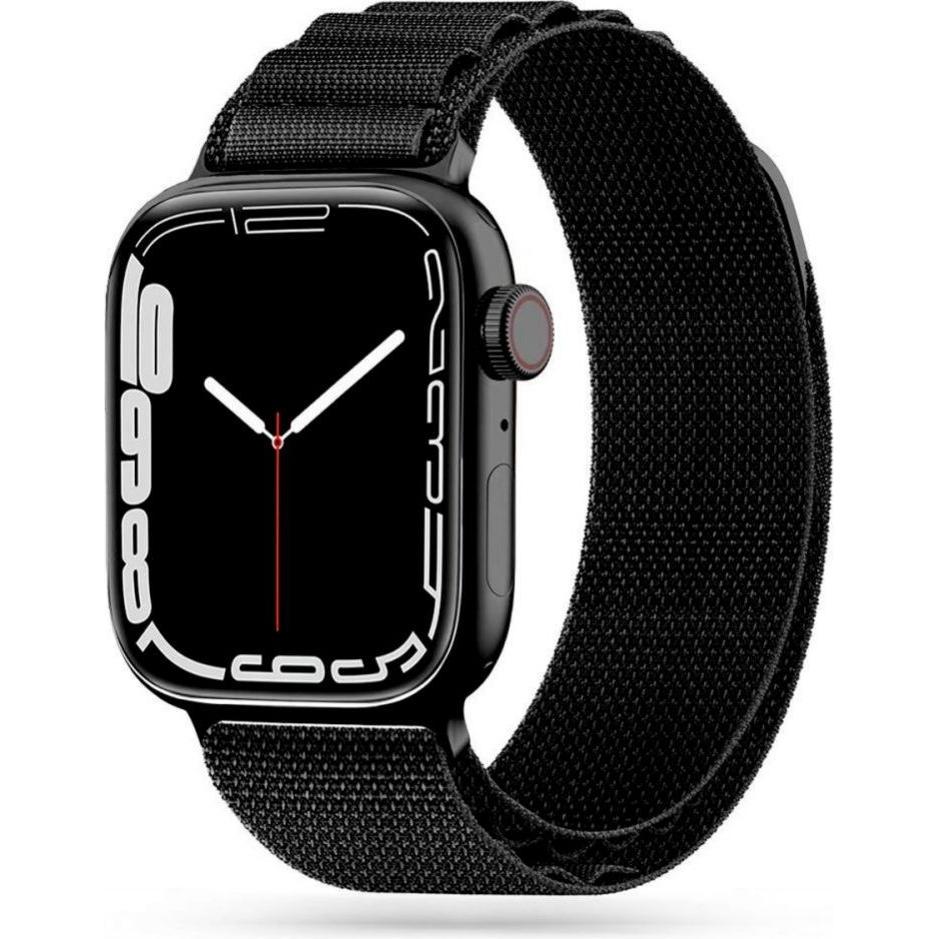 Tech-Protect Technology Protected TECHNOLOGY PROTECTED NYLON PRO APPLE WATCH 4, Smartwatch Zubehör, Schwarz