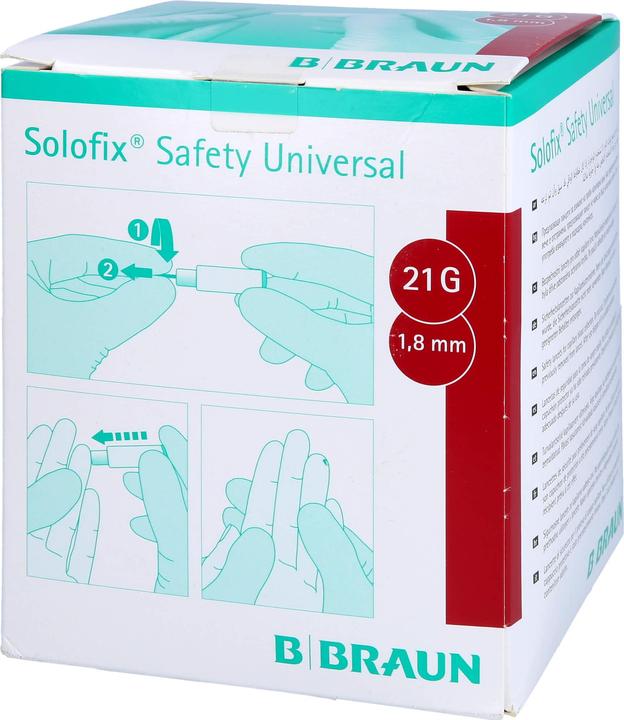 Actual product image B.Braun Lancet Unive 21 G x 1.8mm