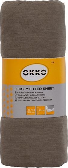 Actual product image Okko BED SHEET POLYCOTT 160X200+25CM GREY638